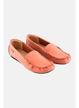 clarks Women Standard Slip On Casual Shoes, Peach  - Image 1