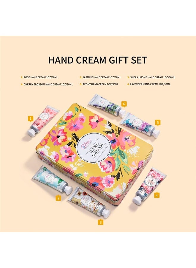 BODY & EARTH Hand Cream Gift Set - Hand Cream for Women, Hand Lotion Set for Dry Cracked Hands, Holiday Gift for Mother's Day Valentine's Day Christmas, Travel Size Hand Lotion for Women. 6 x 1.0 oz/30ml  - Image 2