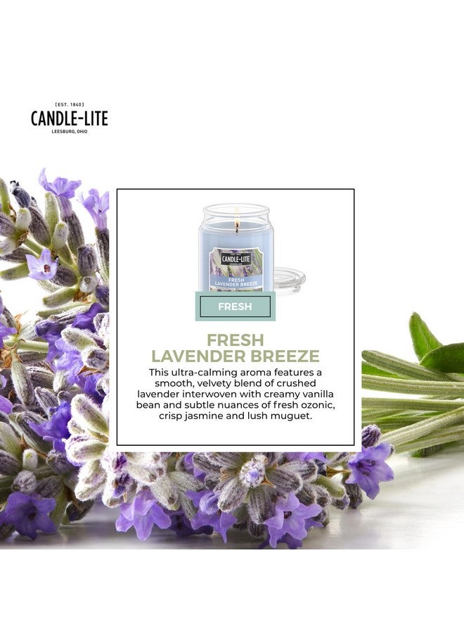 Candle-lite Scented Candles, Fresh Lavender Breeze, 18 oz Jar, Proudly Poured in The USA, Aromatherapy Candle, Single-Wick with 110 Hours of Burn Time, Perfect for Creating a Relaxing Ambiance - Image 4
