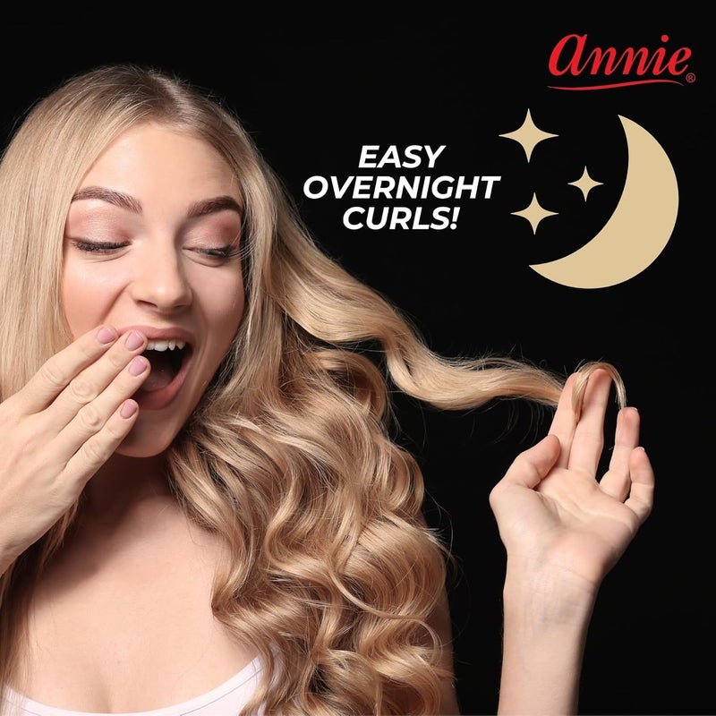 Annie Soft Twist Rollers, Dark Green, 4 Count - Professional Quality Hair Styling Tool - Image 5