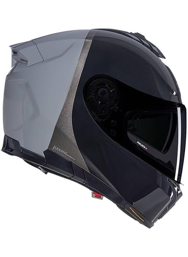 Nolan N80-8 VERNICIATURA SPECIALE BLACK/GRAY GLOSSY Helmet - Image 1
