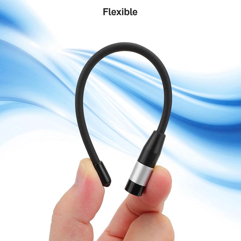 Meshnology Meshtastic LoRa Antenna 915MHz 10dBi Gain - Omni SMA Male Connector 17cm Long Range Soft Whip Antenna (Black, 1 Pack) - Image 3