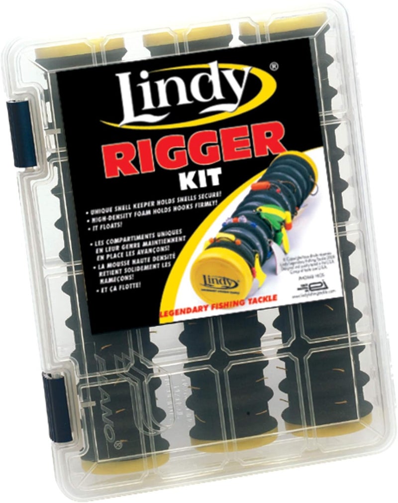 Lindy Rigger 3-Pack Kit for Walleye Fishing - Organizes Snells and Rigs Tangle-Free - Image 1