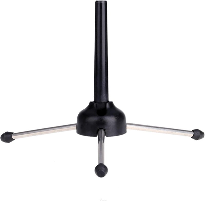 Lerodite Flute Stand Clarinet Holder Foldable Wind Instrument Stand, Woodwind Portable Tripod Stand Holder Attachment for Flute Clarinet Oboe - Image 1