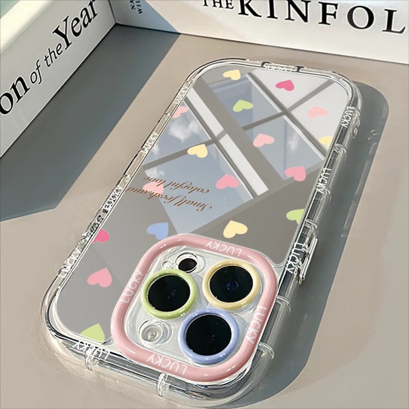Colorful Flower Mirror Suitable for Apple 16Promax New Iphone14 Small Fresh 15 Female 13 Stylish 17 - Image 4