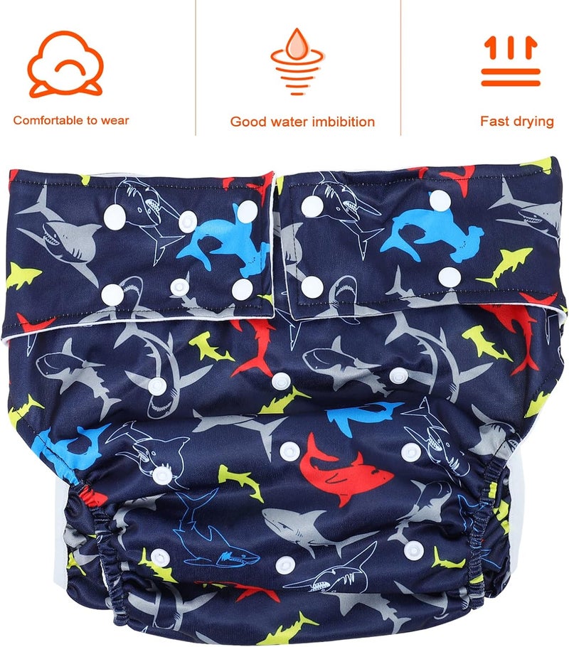 cheekyglo Elderly Diapers Reusable Adult Nappy Adult Cloth Diaper Nappy Reusable Washable Elderly Incontinence Protection Nappies Underwear for Men or Women Postpartum Underwear Adult - Image 3