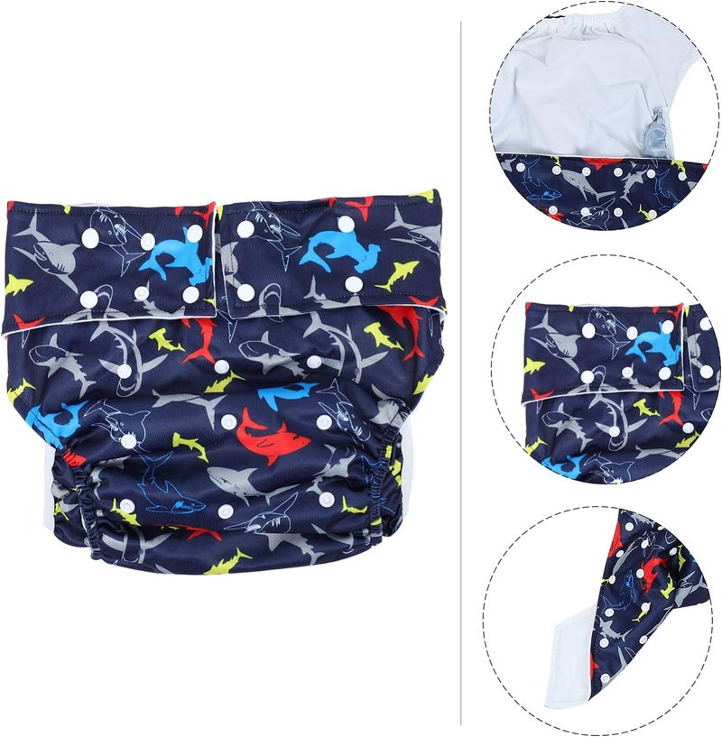 cheekyglo Elderly Diapers Reusable Adult Nappy Adult Cloth Diaper Nappy Reusable Washable Elderly Incontinence Protection Nappies Underwear for Men or Women Postpartum Underwear Adult - Image 5