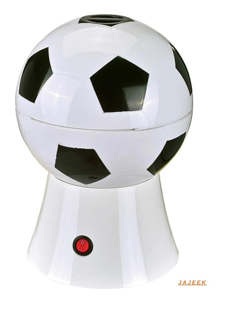 JAJEEK Mini Hot Air Popcorn Maker, 1200W | Soccer, Basketball, Volleyball Style Popcorn Machine | Oil-Free, Healthy Snacks | Perfect for Family Movie Nights, Parties, Football Games, and Events - Image 2