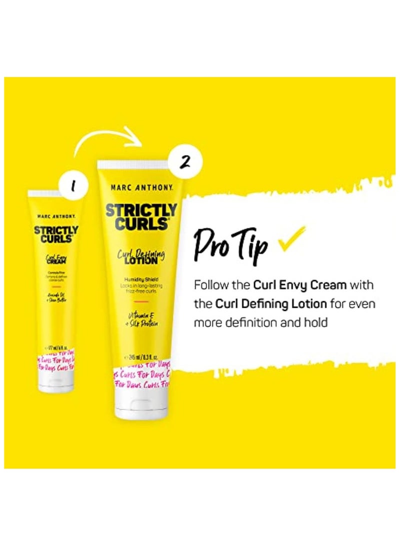 MARC ANTHONY Curl Envy Fine Curls Cream Curl Defining Cream Smooths Rough Curls, Adds Bounce, and Fights Frizz With Avocado Oil and Shea Butter Sulfate-Free Hair Products for Curly Hair 6 oz - Image 2