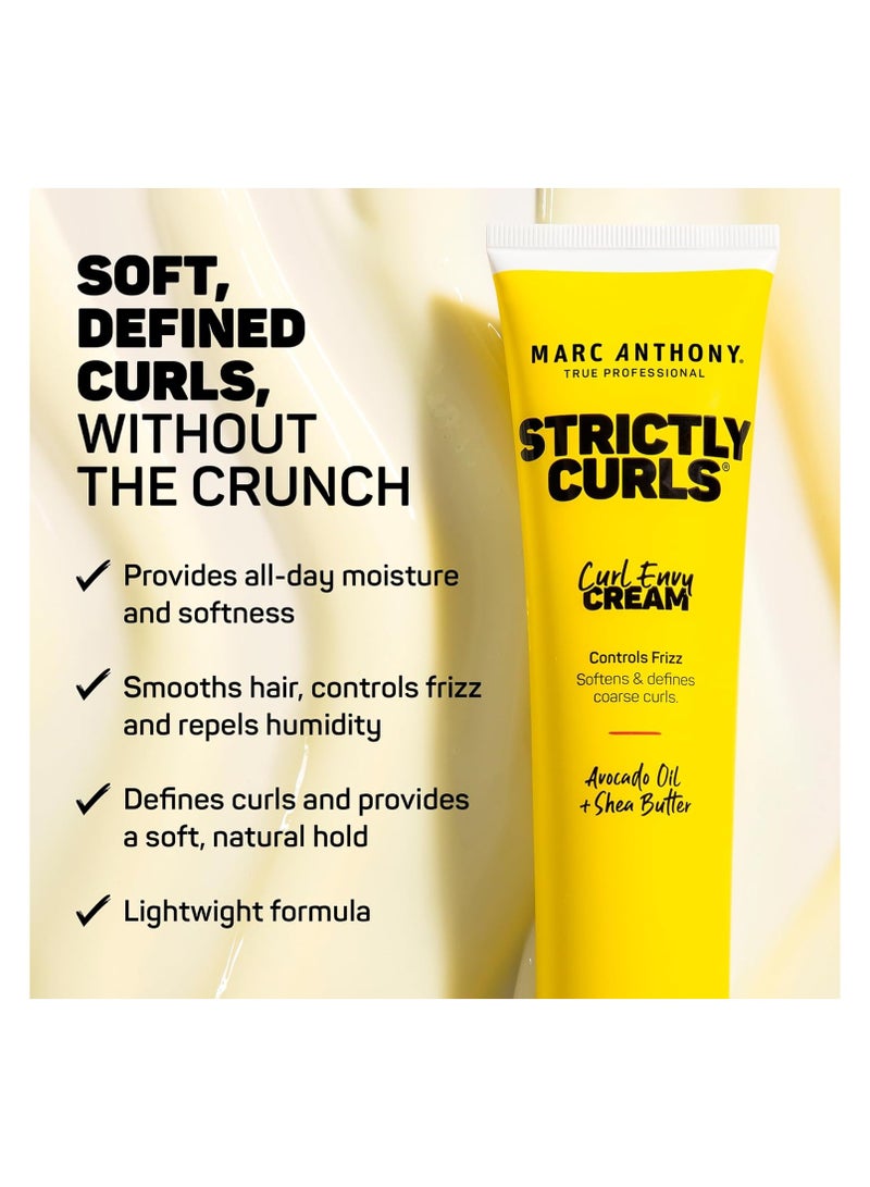MARC ANTHONY Curl Envy Fine Curls Cream Curl Defining Cream Smooths Rough Curls, Adds Bounce, and Fights Frizz With Avocado Oil and Shea Butter Sulfate-Free Hair Products for Curly Hair 6 oz - Image 4