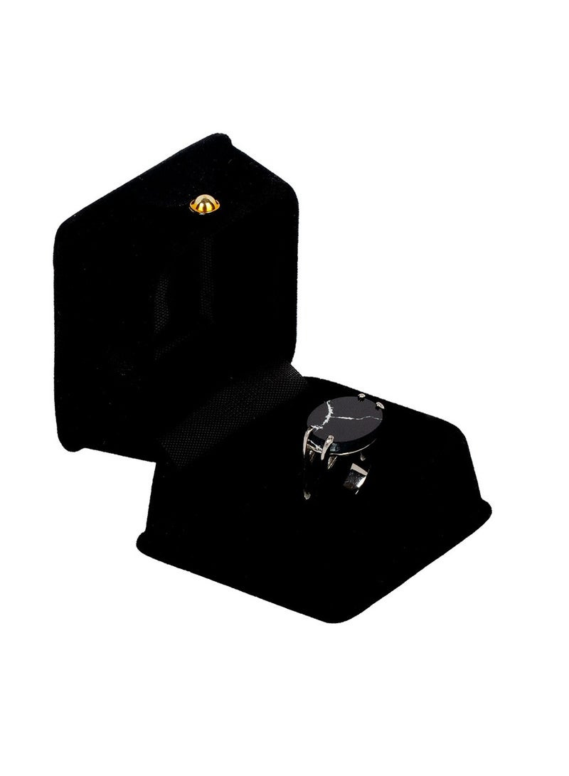 RS Original silver ring, black veined Shankar - Image 2