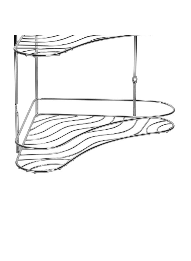 Royalford 3 Layer Corner Rack Silver - Image 4