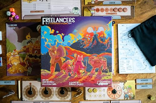 Plaid Hat Games Freelancers Board Game Dive into a PostApocalyptic Gig Economy Narrative Adventure Game Fantasy RPG Game Ages 14 37 Players 90 Minute Playtime - Image 5