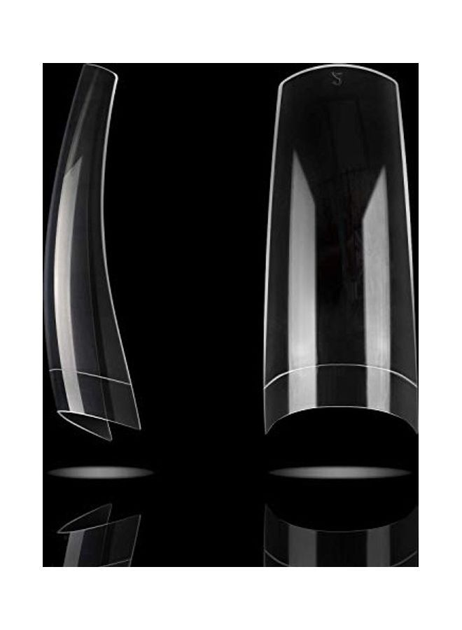 NIBEMINENT 500-Piece False Nail Tips Clear - Image 2