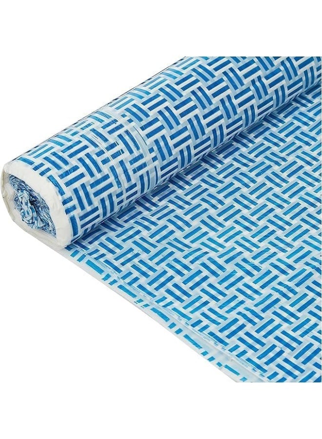 HOME CHOICE 20 قطعة رول سفرة، حجم 100x100 سم، سفرة مطبوعة قابلة للاستخدام مرة واحدة، رول سفرة، غطاء طاولة، بلاستيك مثقوب - Image 3