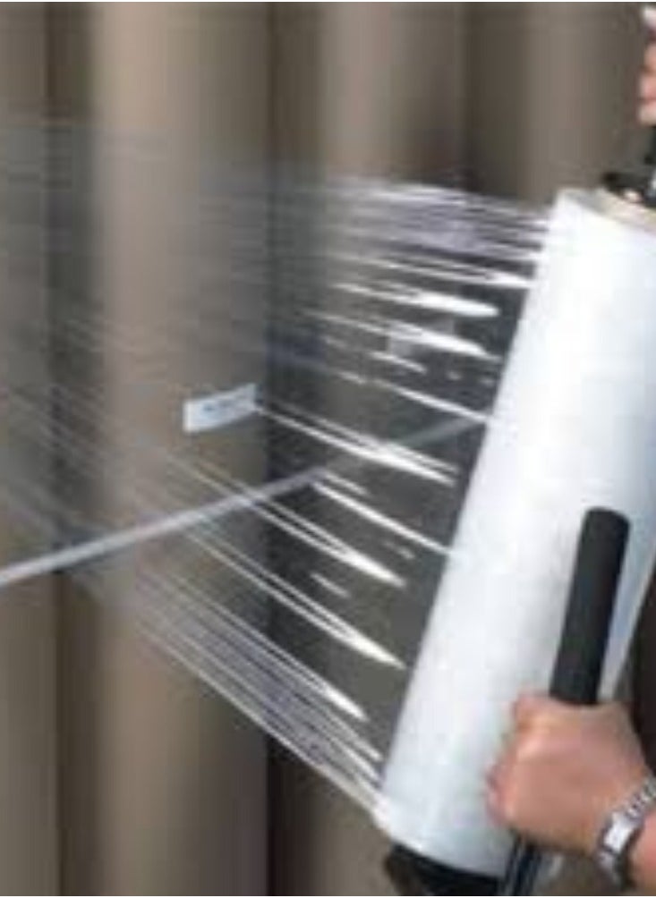 KNP - KNP Clear Stretch Film, also known as clear stretch wrap, is a versatile packaging material used to secure, bundle, and protect items during storage and transportation. - Image 1