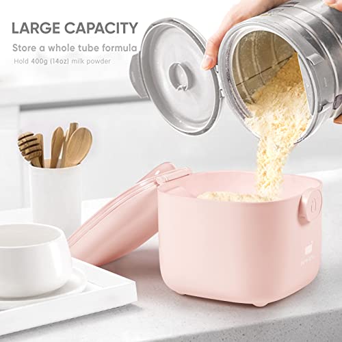 Termichy Milk-Powder Formula Dispenser Container: 14OZ Baby Formula Storage Container for Travel - Portable Formula Holder 400g - Image 4