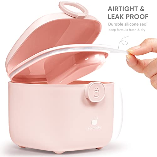 Termichy Milk-Powder Formula Dispenser Container: 14OZ Baby Formula Storage Container for Travel - Portable Formula Holder 400g - Image 3