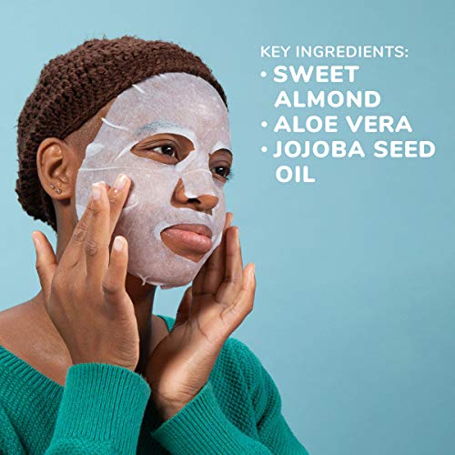 FACETORY K Beauty Face Mask Skin Care - Everyday ALMOND Skin Strengthening Sheet Mask | Plant-Based with Sweet Almond Oil (5 Pack) - Image 2