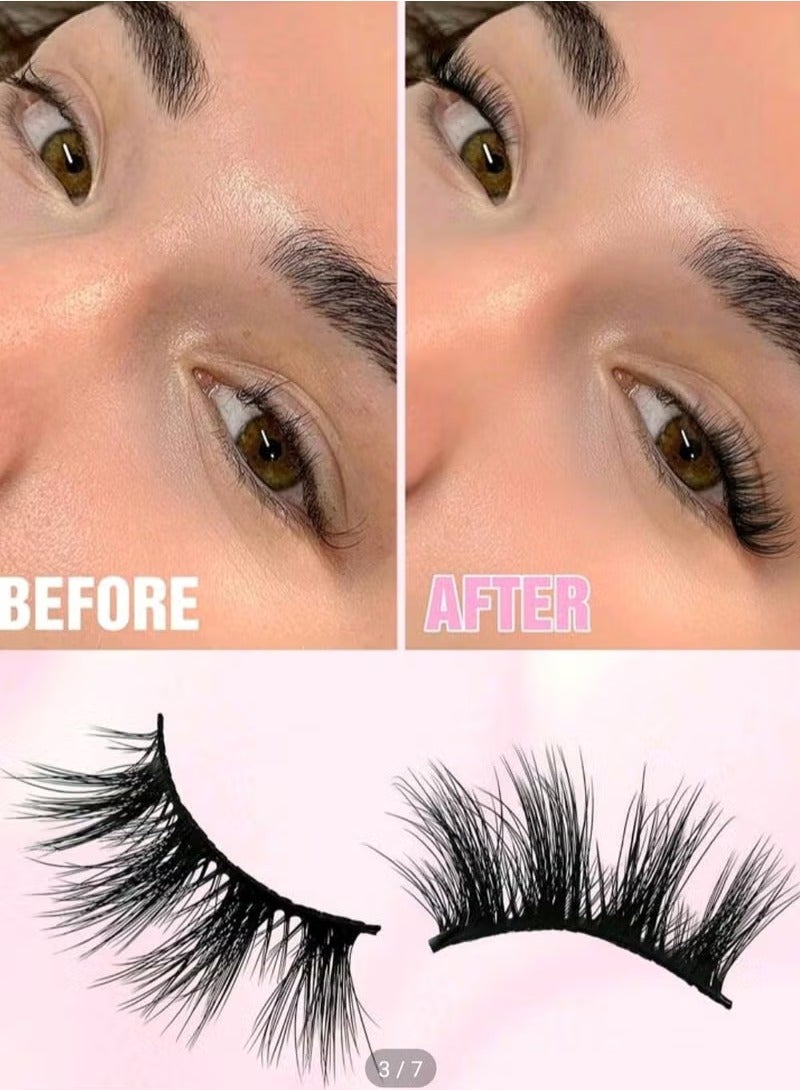 Generic 7_Pairs Corner Half Eyelashes  - Image 3