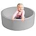 TRENDBOX Foam Ball Pit 36 x 12 Indoor Outdoor Soft Round Ball Pool Playpen Ideal Gift Toy for Babies Kids and Toddler Children No Balls  Light Gray - Image 4