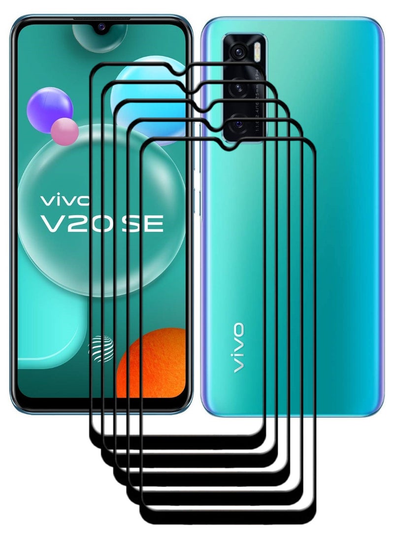 ACLIX 5 Pieces Antistatic ESD Dustproof Premium Quality High Definition Tempered Glass Screen Protector Designed For vivo V20 SE - Image 1