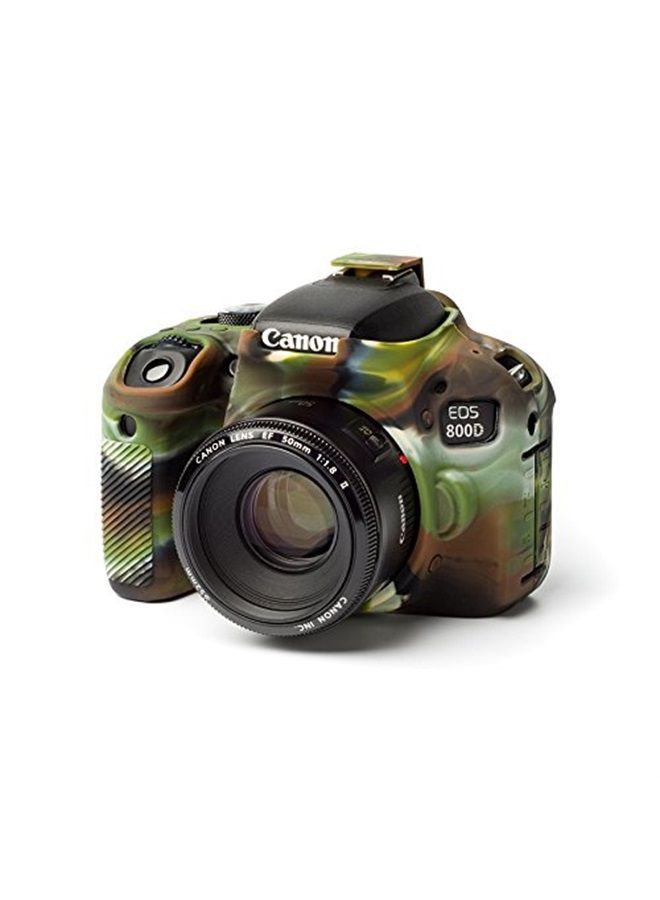 easyCover ECC800DC Secure Grip Camera Case for Canon 800D/ T7i camo, Camouflage - Image 3
