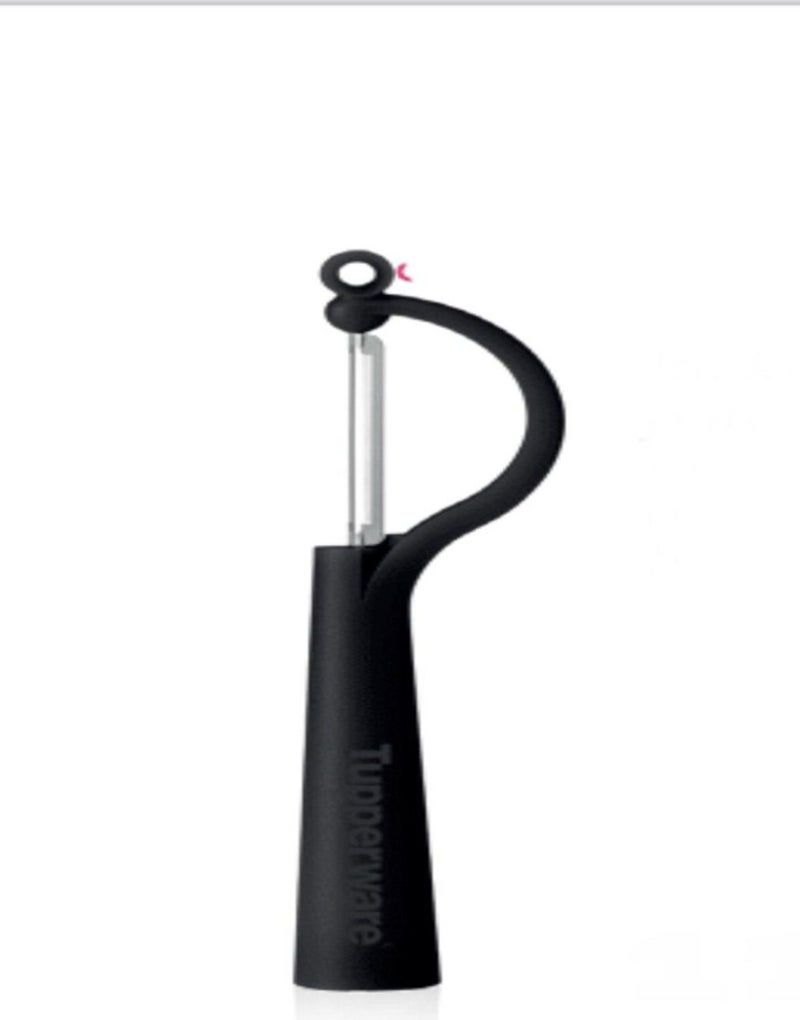 Tupperware Side Peel Fruit Vegetable Peeler Black