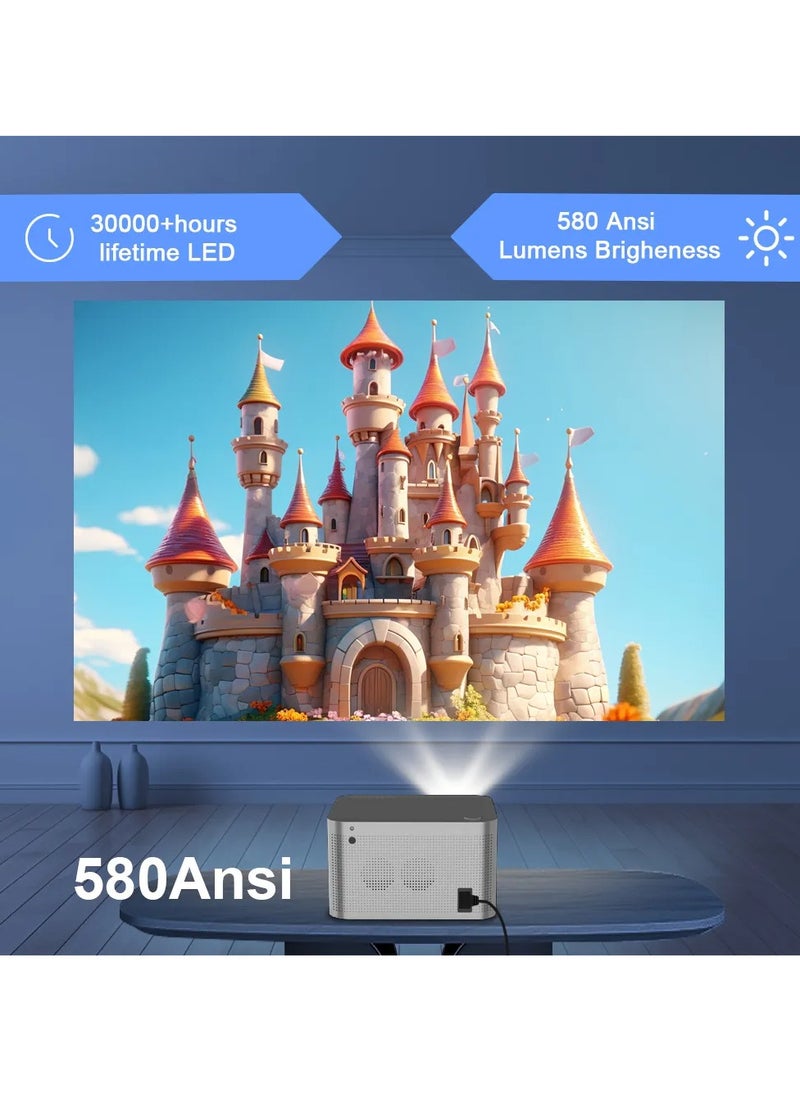 Joshberg HY350  Projector Android 11 Portable Projector 1920*1080P full HD 4K Wireless Android Wifi Smart Projectors  - Image 2