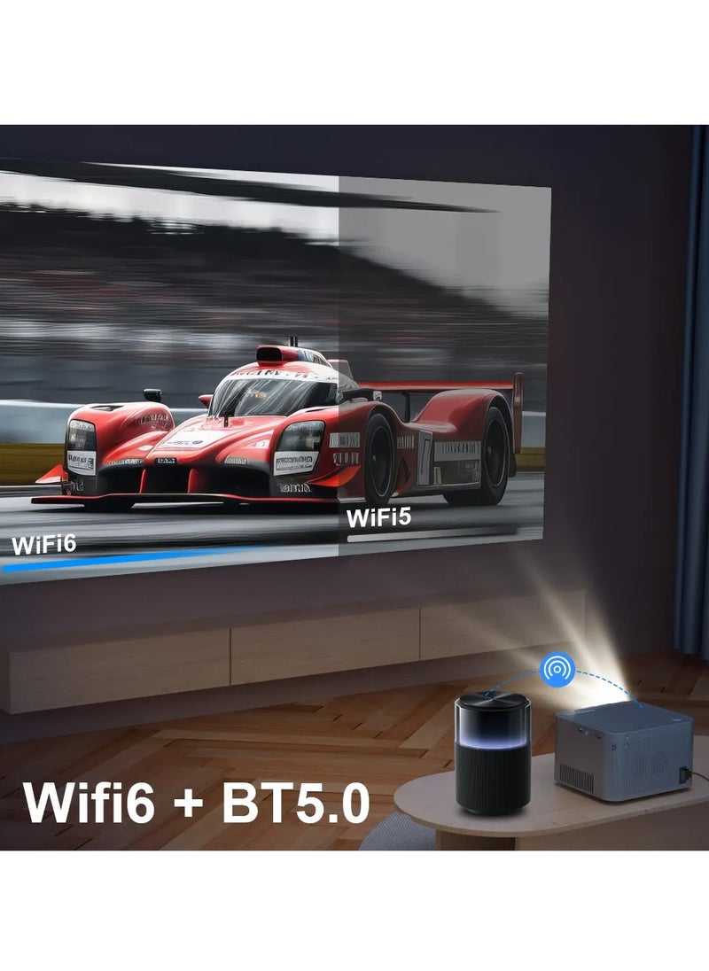 Joshberg HY350  Projector Android 11 Portable Projector 1920*1080P full HD 4K Wireless Android Wifi Smart Projectors  - Image 5