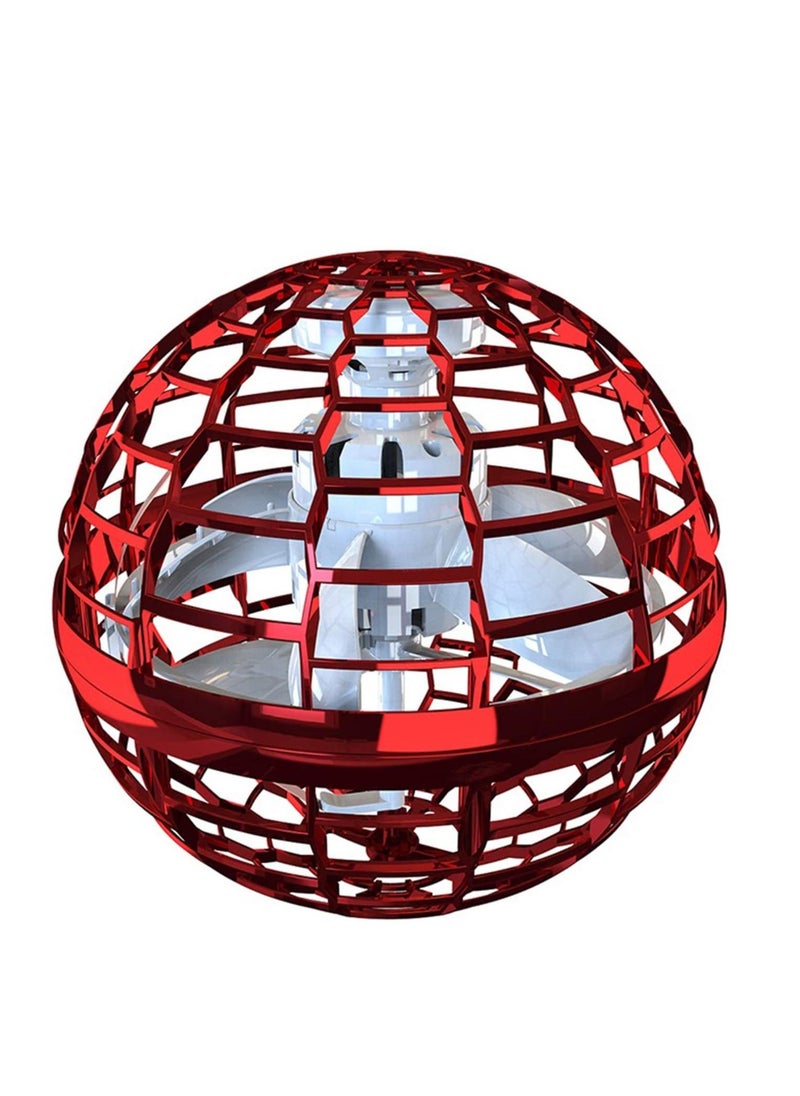 ENMAC Flying Spinner Toy Ball RED 
