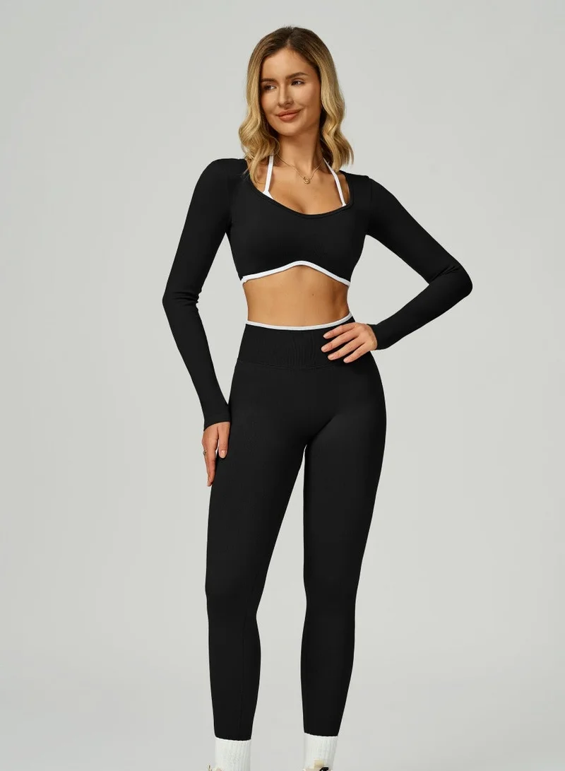 KAWN.YOGA Womens High Waist Scrunch Contour Leggings