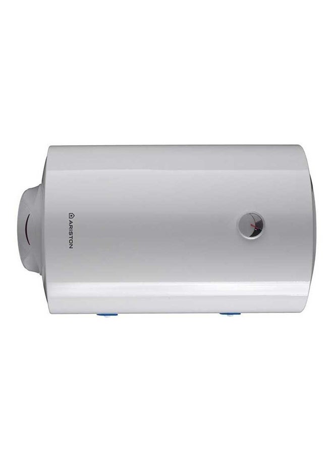 سخان ماء كهربائي طراز PRO-R-50H-L PRO - R 50 V أبيض