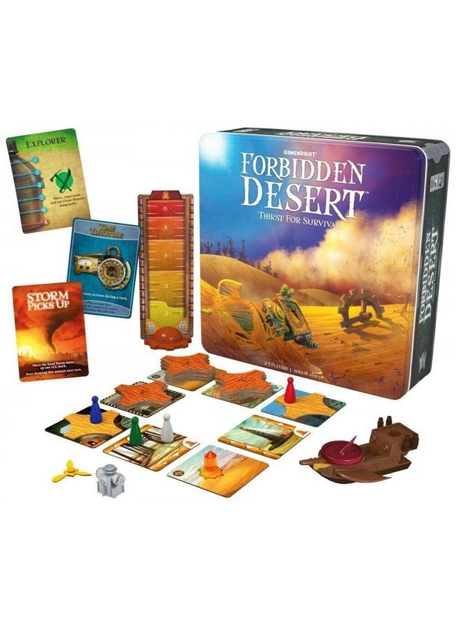 Gamewright Forbidden Desert - The Cooperative Strategy Survival Desert Board Game Multi-Colored, 5" - Image 2