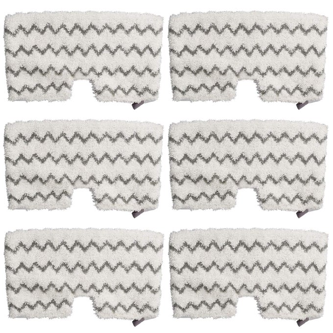 6 PACK STEAM MOP PADS REPLACEMENT FOR SHARK STEAM POCKET MOPS S3501 S3601 S3550 S3801 S3901 S3601D S3801CO S3901D S3455K S2902 SE450