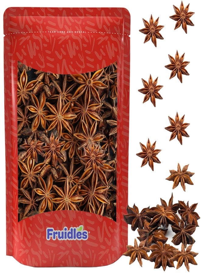 Fruidles Star Anise Whole, Anise Pods, Great for Anise Tea, Kosher Certified 3 Oz - Image 1