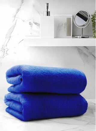 Premium SPA,GYM,POOL, SALOON Towels .100% Cotton Bath Towel Pack of 2 70x140Cm,650 GSM Royal Blue - pzsku/Z485FBA96BB60BC3B40DAZ/45/_/1736934299/693a3c49-7a9c-47e3-93cc-9729b0de3ea1