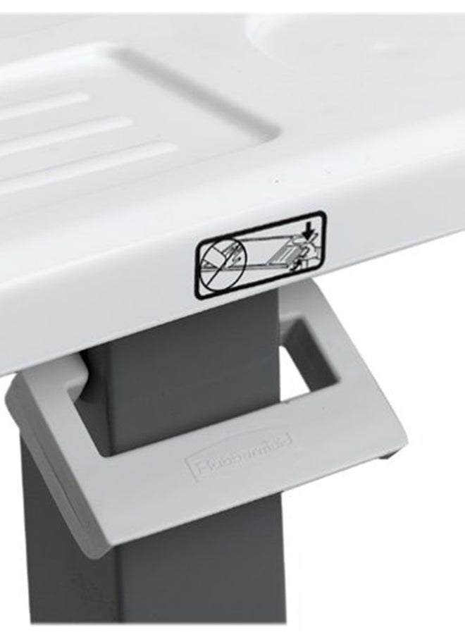 careX - Overbed Table and Hospital Bed Table - Table With Wheels - Over The Bed Table For Home Use and Hospital, Bedside Table With Wheels, Over Bed Desk, Over Bed Table With Wheels - Image 1