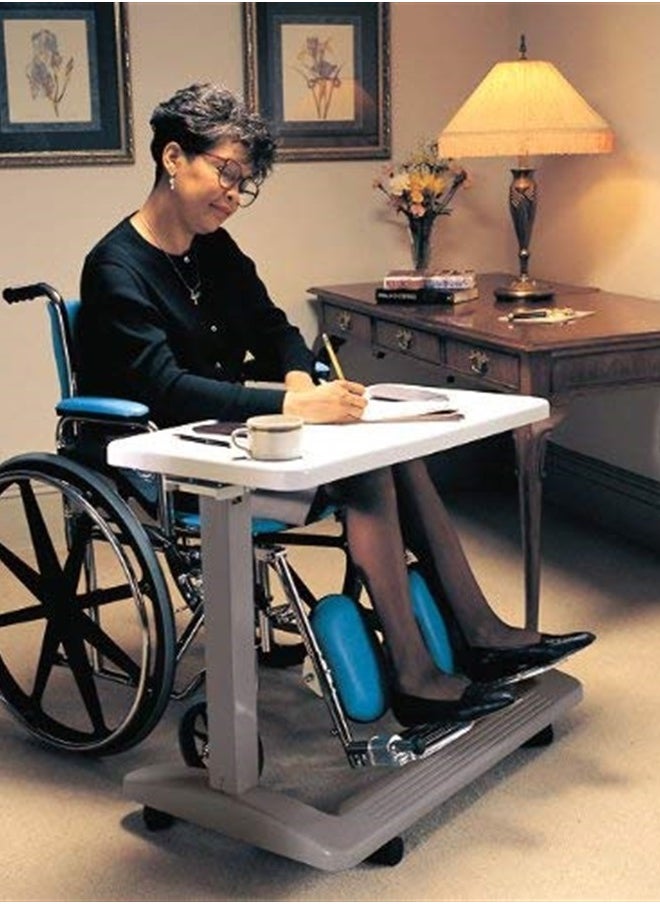 careX - Overbed Table and Hospital Bed Table - Table With Wheels - Over The Bed Table For Home Use and Hospital, Bedside Table With Wheels, Over Bed Desk, Over Bed Table With Wheels - Image 1