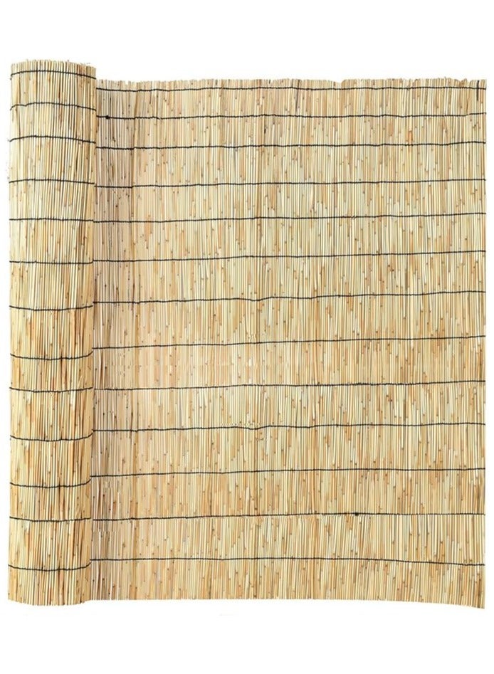 LINGWEI Natural Bamboo Blinds Hanging Sun Shade For Outdoor Indoor Bamboo Hanging Blinds Roman Window Shades Roll  - Image 1