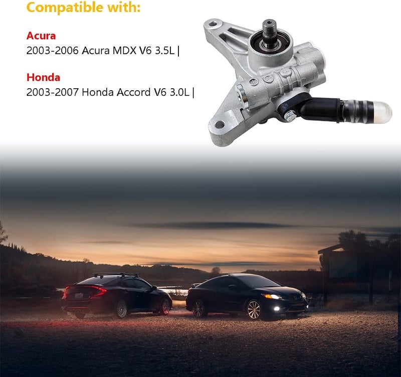 LLNSEAUTO New Power Steering Pump for Honda Accord 3.0 V6 (2003-2007) - OEM 56110RCAA01 - Image 3