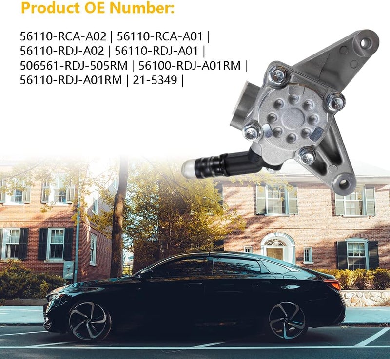LLNSEAUTO New Power Steering Pump for Honda Accord 3.0 V6 (2003-2007) - OEM 56110RCAA01 - Image 4