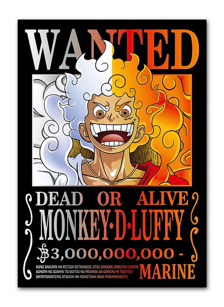 1 piece unframed canvas poster One Piece Wanted Poster 20cm*30cm Japanese anime wall art ideal gift for bedroom living room hallway - pzsku/Z48600BC90C9458E9C492Z/45/_/1710300772/67c4cdac-f777-4ea4-b825-c7eb09e13698