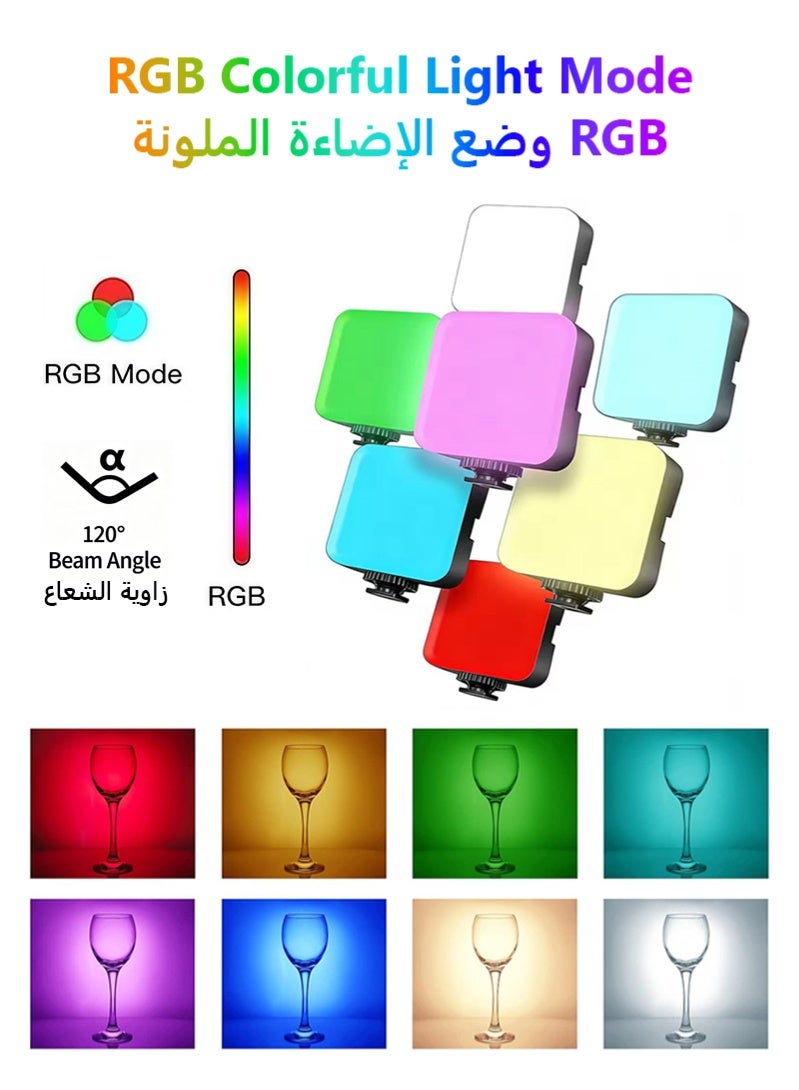 ZAFRA RGB Photography Light Clip on Phone Laptop, Rechargeable RGB Video Light, Portable LED Camera Fill Light Panel, Pocket LED Phone Light, Light for Video Conference,TikTok,Youtube, Selfie, Live Streaming - Image 2