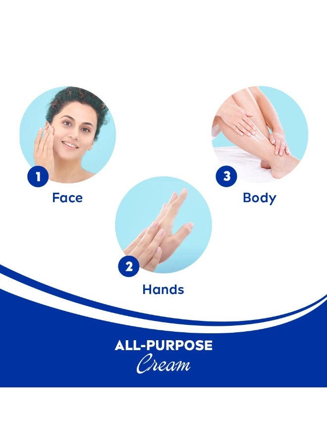 نيفيا مرطب نيفيا سوفت لايت ١٠٠ مل | برائحة الرمان المنعش | للوجه واليدين والجسم، ترطيب فوري | كريم غير دهني | مع فيتامين هـ وزيت الجوجوبا | لجميع أنواع البشرة - Image 2