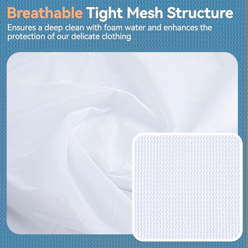 Hoodeet Extra Large Mesh Laundry Bags for Delicates,30"x30" Laundry Bags Mesh Wash Bags for Washing Machine, Delicate Laundry Bag, Travel Clothing Storage Bags for Cruise, Camping, College (2 Pack) - Image 3