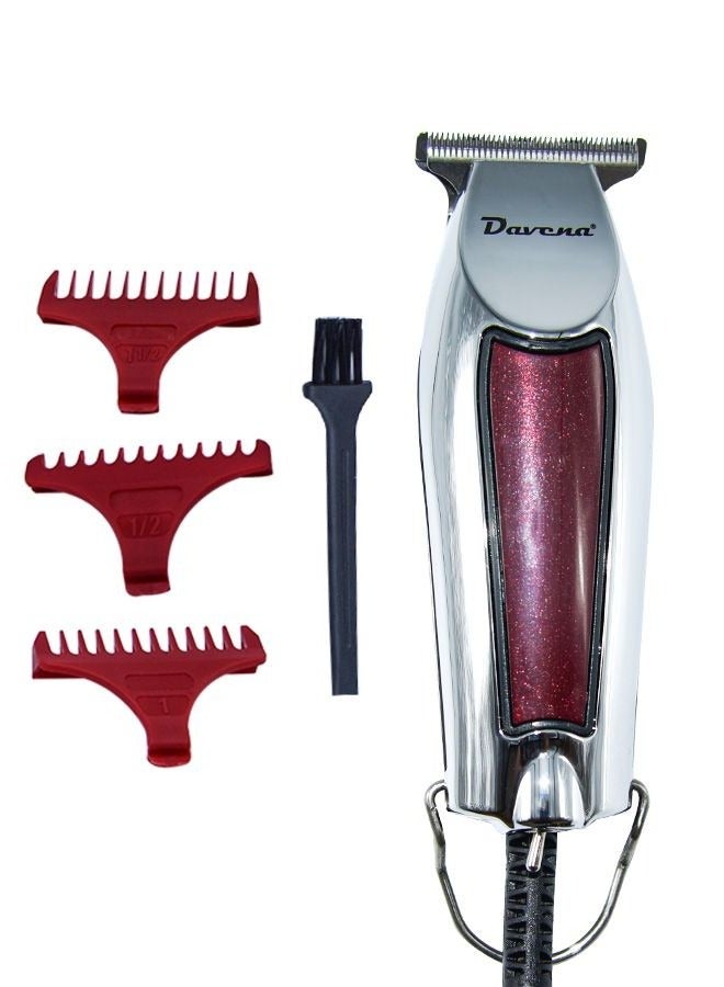 دافينا ماكينة قص الشعر القابلة لإعادة الشحن Davena DV-268 تتميز بمحرك قوي وقبضة مريحة للتشذيب الدقيق وقص الشعر