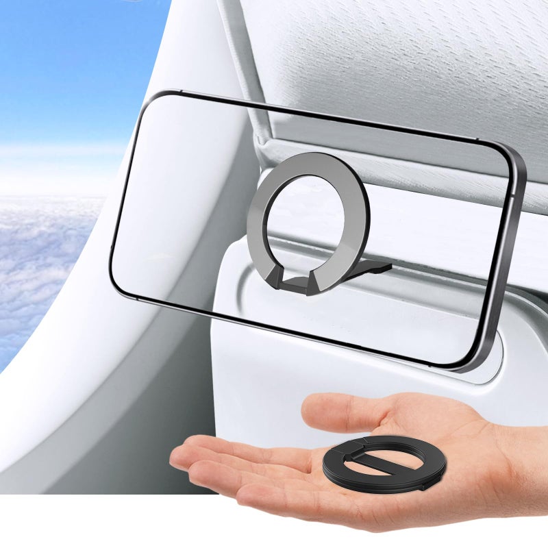 MCCHJoy Mini Universal in Flight Airplane Phone Holder, 360Â°Rotation Foldable Phone Mount Travel Essentials Accessories,Handsfree Phone Stand for Airplane Travel/Home/Office - Image 1