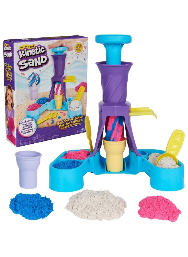 Kinetic Sand محطة الآيس كريم الناعمة من رمال كينيتك - ألعاب حسية - Image 5