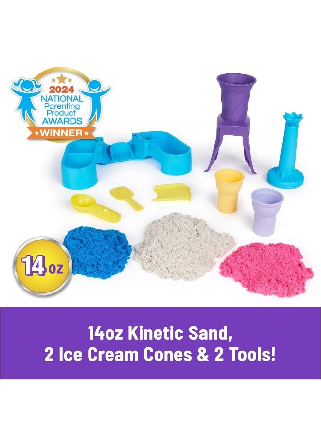 Kinetic Sand محطة الآيس كريم الناعمة من رمال كينيتك - ألعاب حسية - Image 4